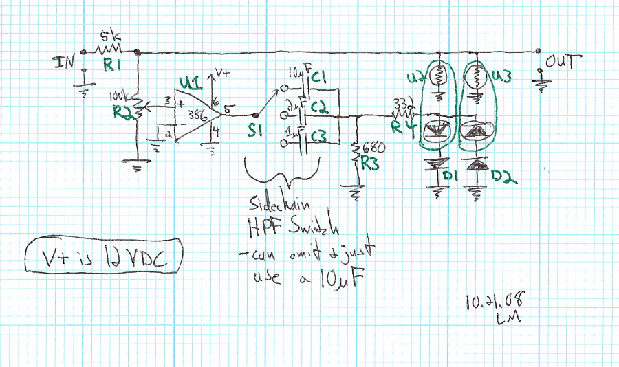 Super Simple Opto comp design - ELOP-inspired | GroupDIY Audio Forum